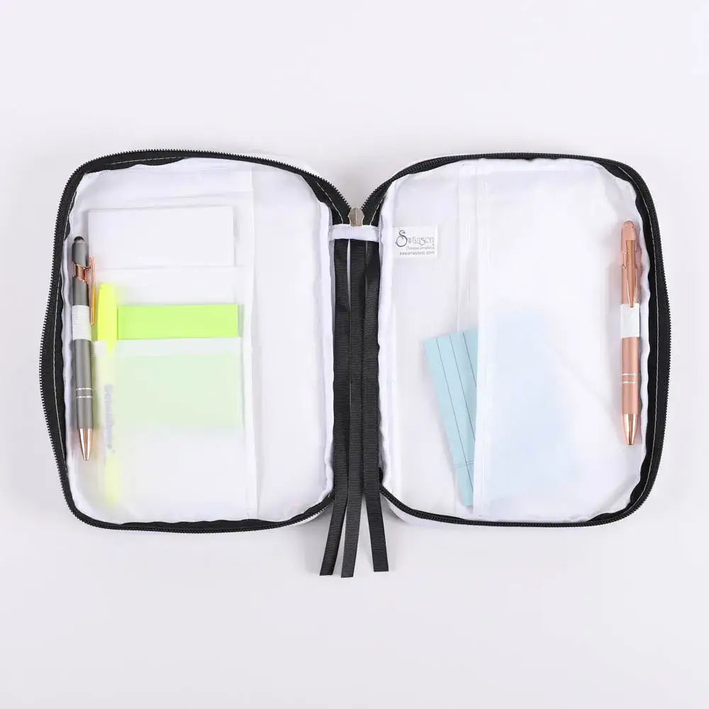 Canvas Bible Cover - Colorful Crosses - M