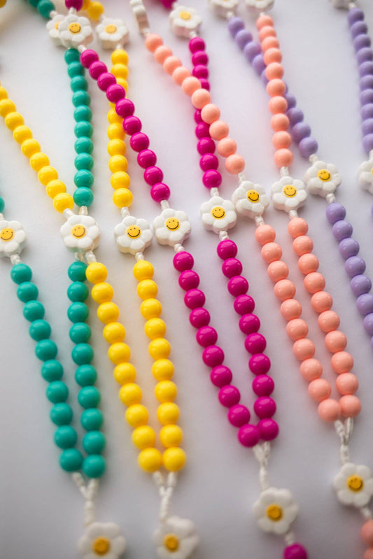 Daisy Smiley Face Children's Rosary