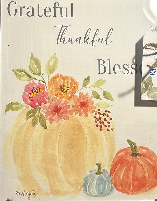 Grateful, Thankful, Blessed