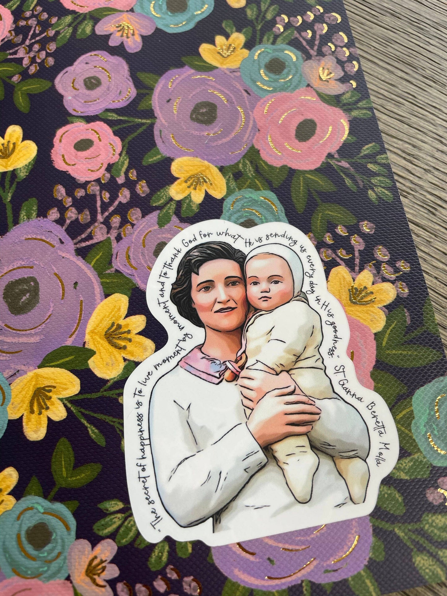 Saint Gianna Beretta Molla Catholic Sticker