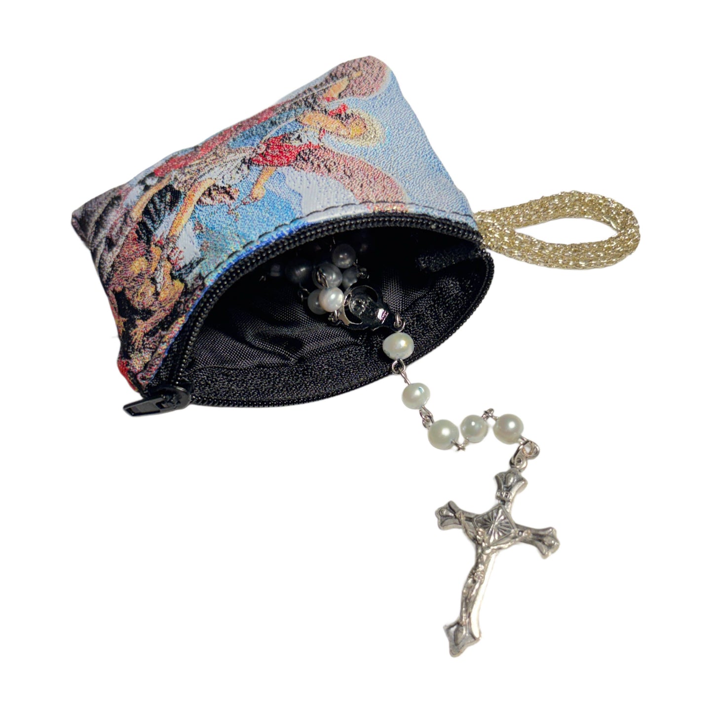 Rosary Pouch - St. Michael 3″ x 4″
