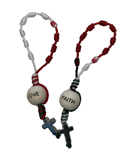 Handmade Knotted Decade Rosary
