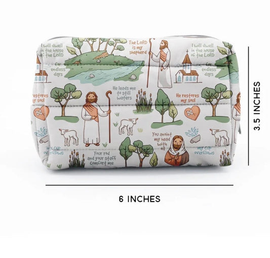 The Good Shepherd Puffer Pouch