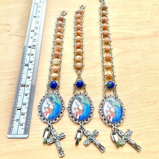 Sunstone Prayer Bracelet