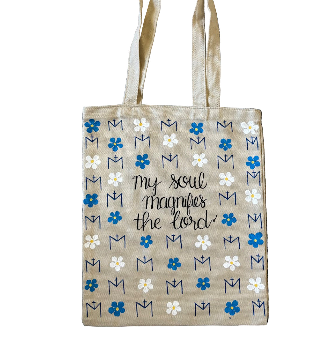 My soul magnifies the Lord -Marian tote bag