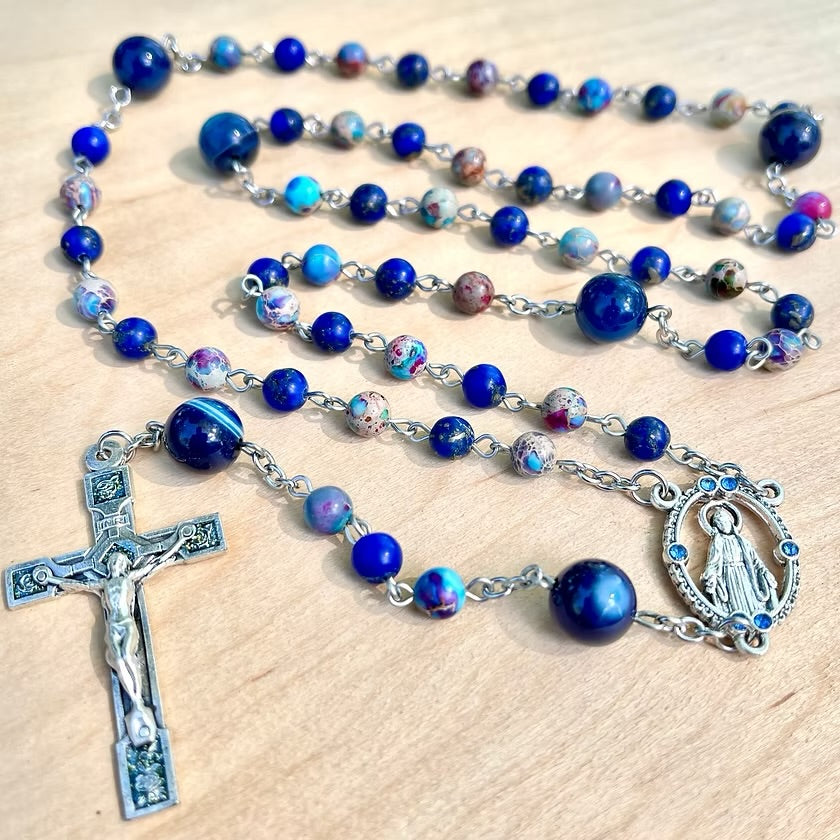 Three Stone Miracle Rosary
