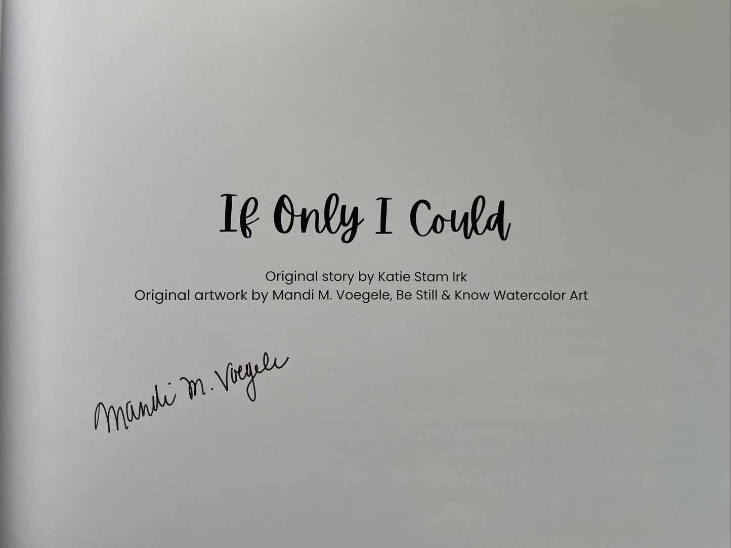 Text on a gray background with 'If Only I Could' and artist's name.