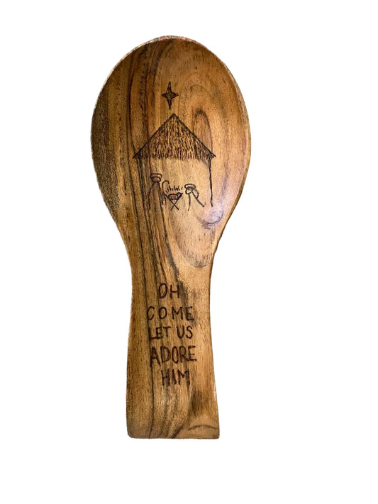Wooden Spoon Rest
