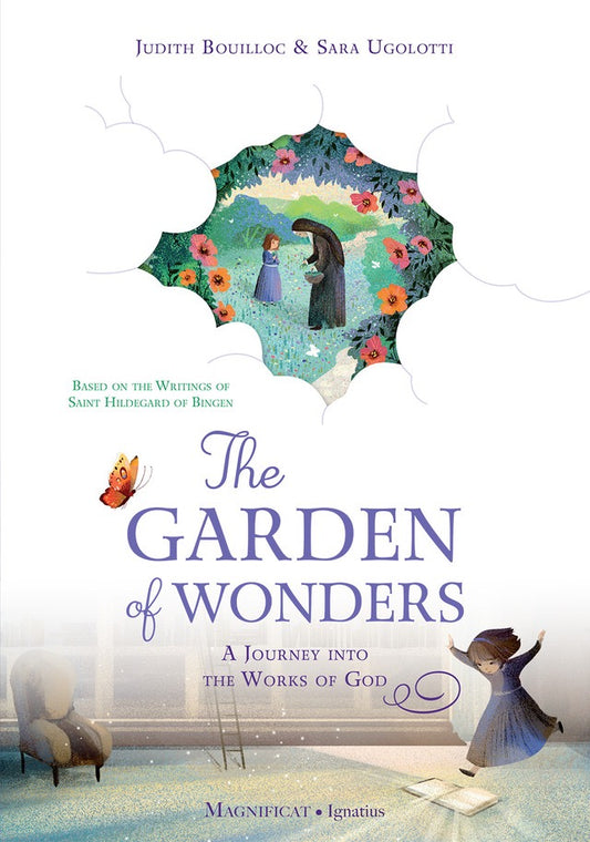 Book cover of 'The Garden of Wonders' with a colorful design and text.