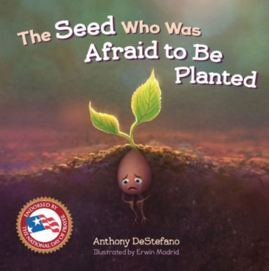 Book cover of a seed beginning to sprout