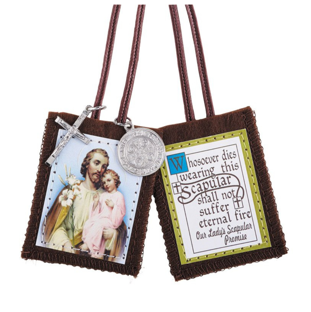 St. Joseph Scapular with Medals
