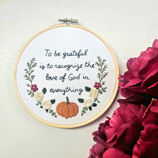 Pumpkin Embroidery