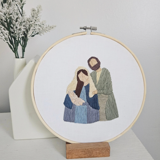 Holy Family Embroidery