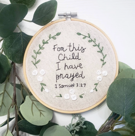 For This Child Embroidery