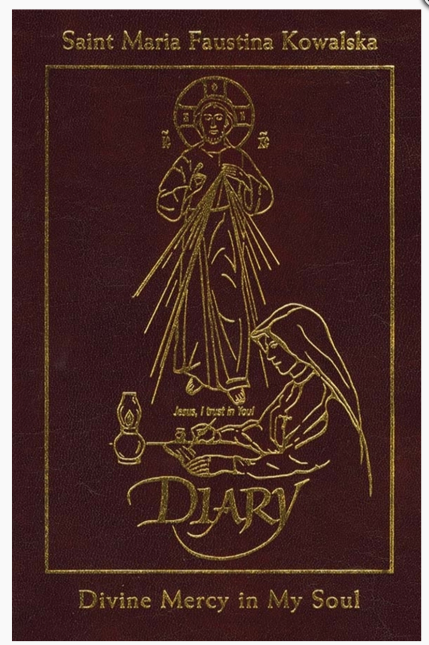 Diary of St. Faustina, Deluxe Red Leather