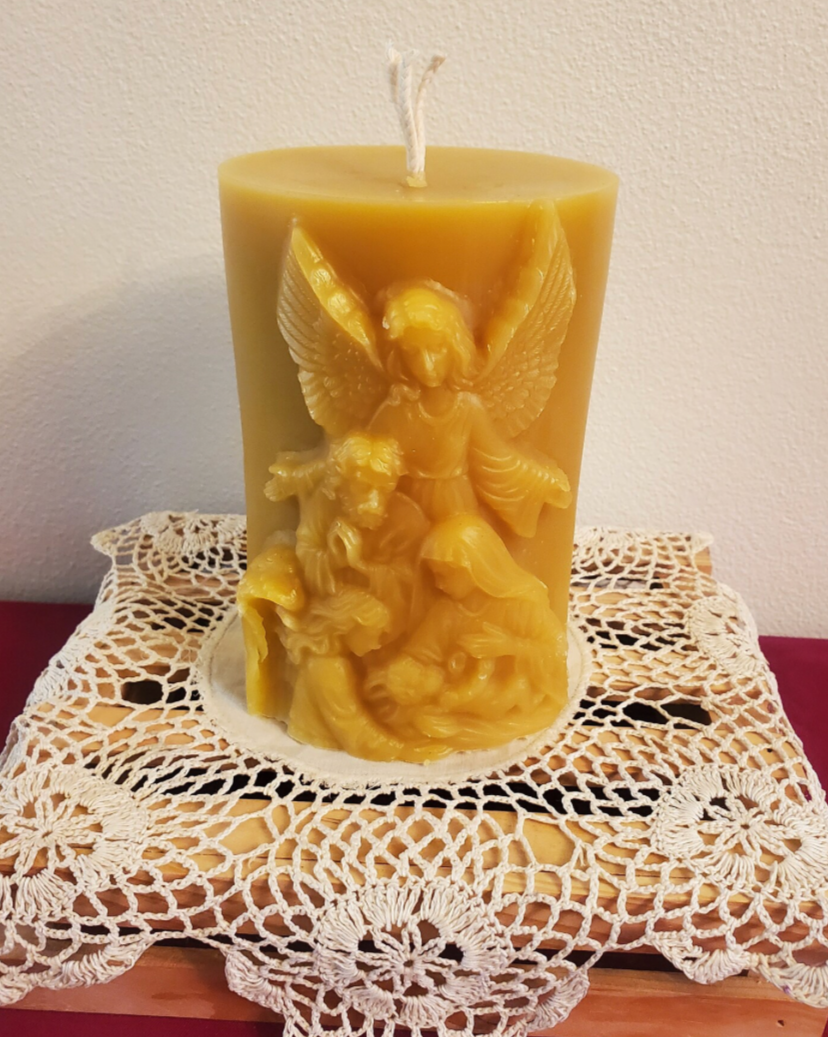 The Holy Family (cylinder with wick)