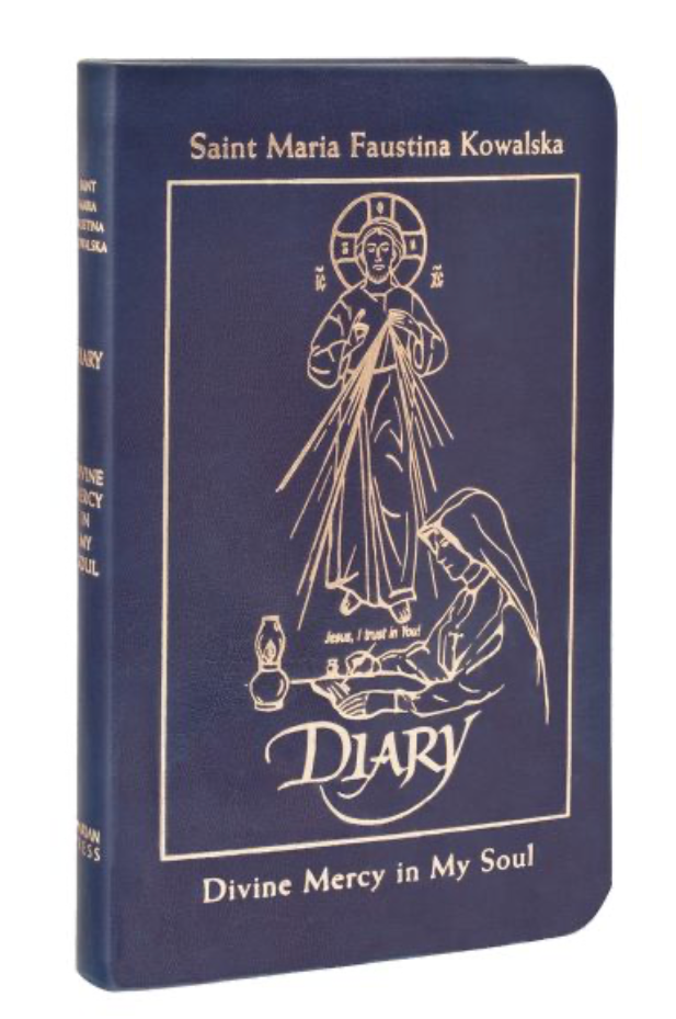 Diary of St. Faustina, Deluxe Blue Leather