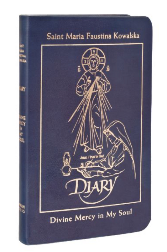 Diary of St. Faustina, Deluxe Blue Leather