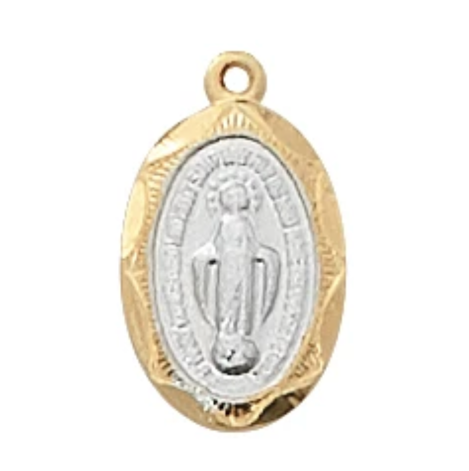 Two-tone Miraculous Medal