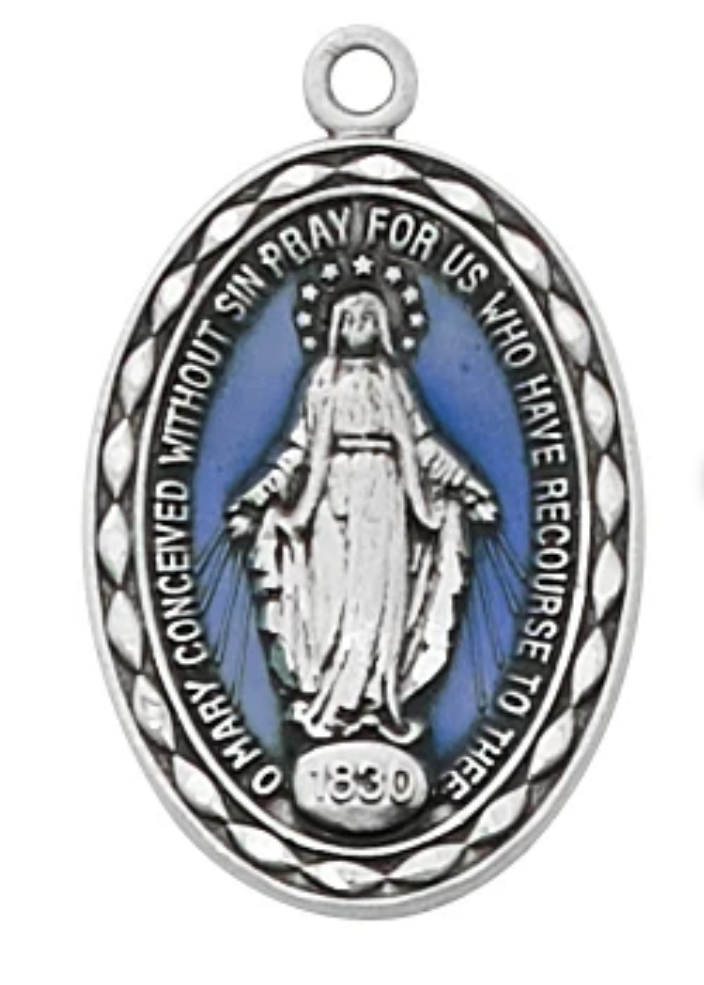 Blue Miraculous Medal