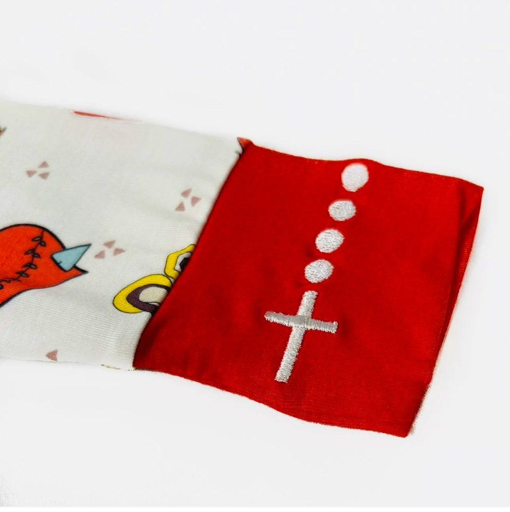 Sacred Heart of Jesus and Immaculate Heart of Mary Two Piece Kids Pajamas