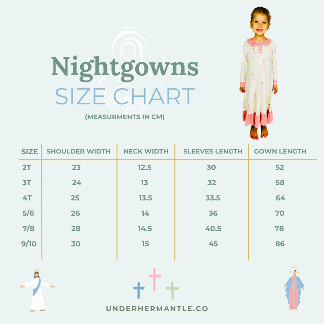 St. Therese of Lisieux Girls Nightgown