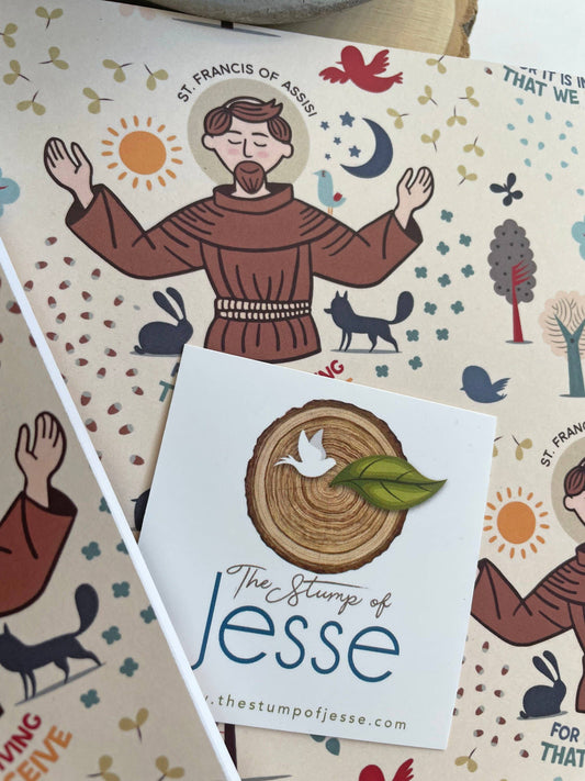 St. Francis of Assisi Ruled Notebook