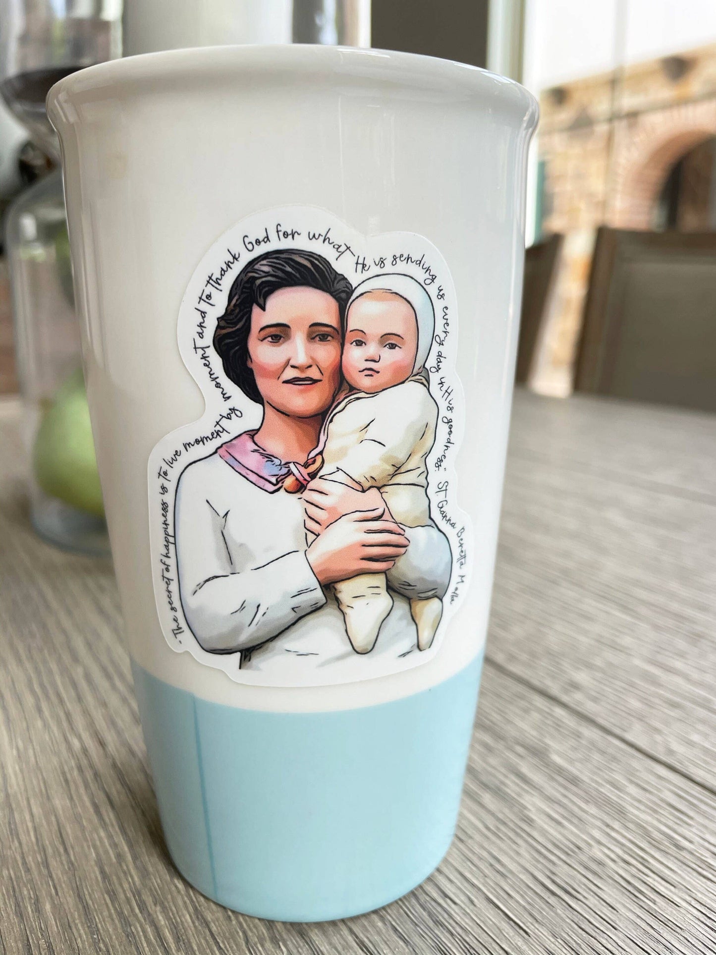 Saint Gianna Beretta Molla Catholic Sticker