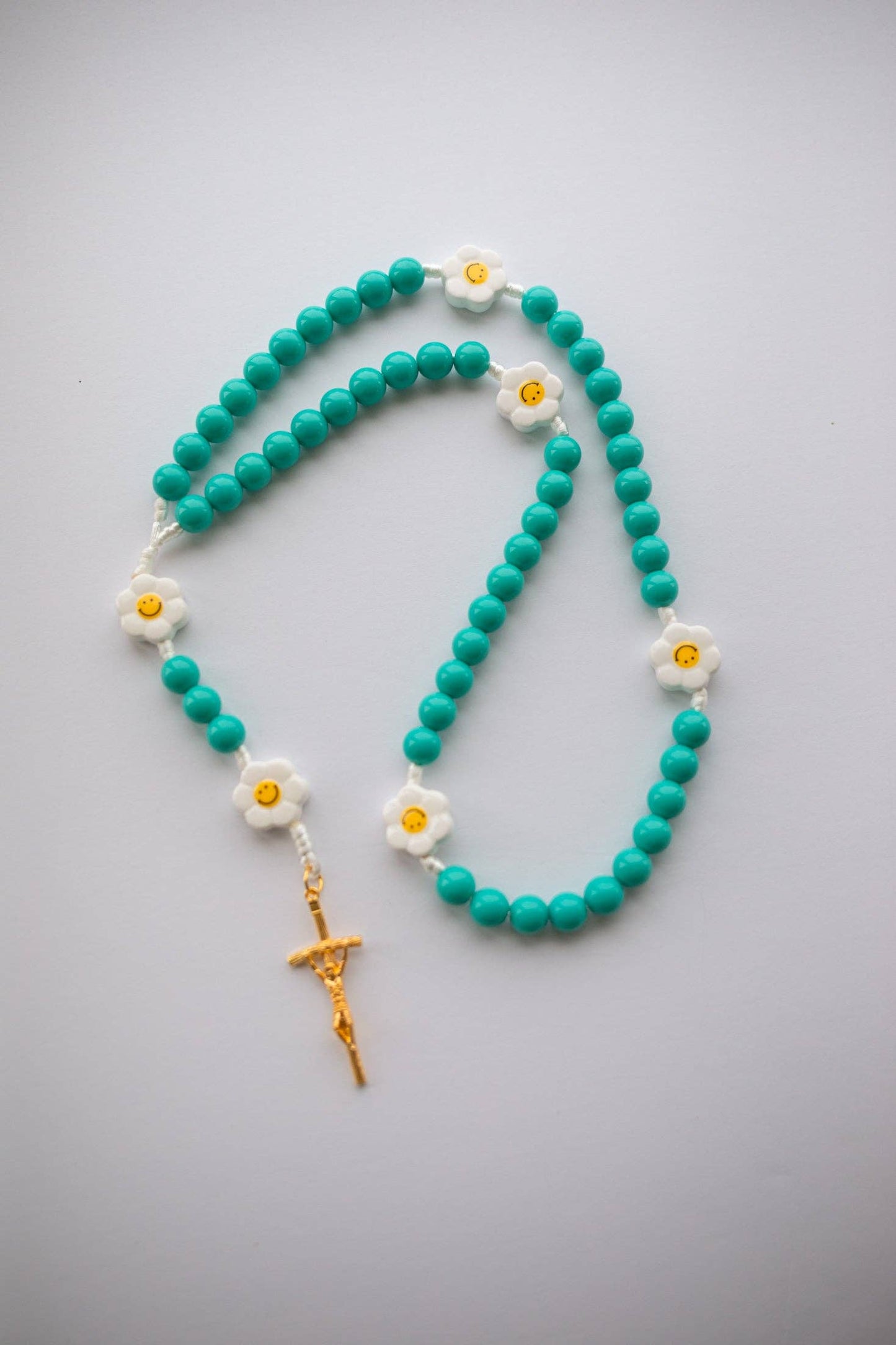 Daisy Smiley Face Children's Rosary