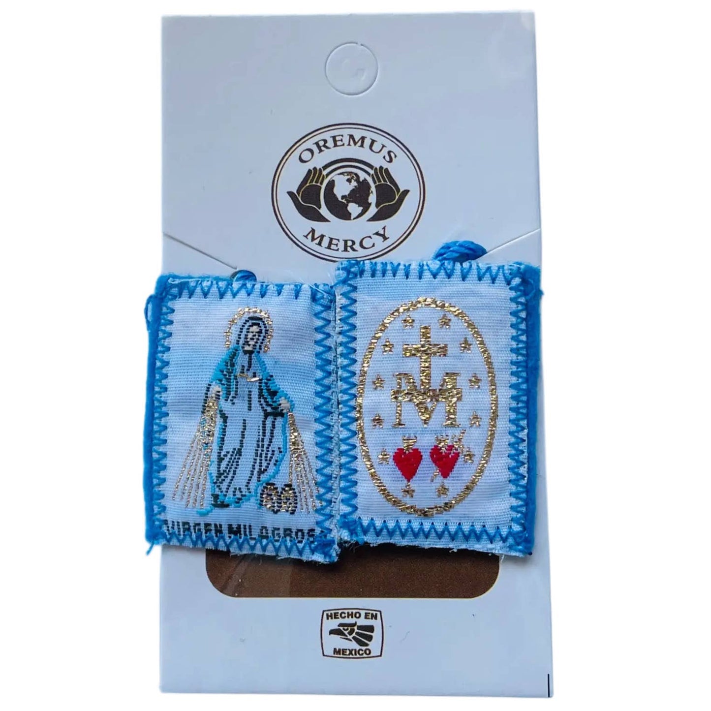 Scapular - Miraculous Mother BLUE