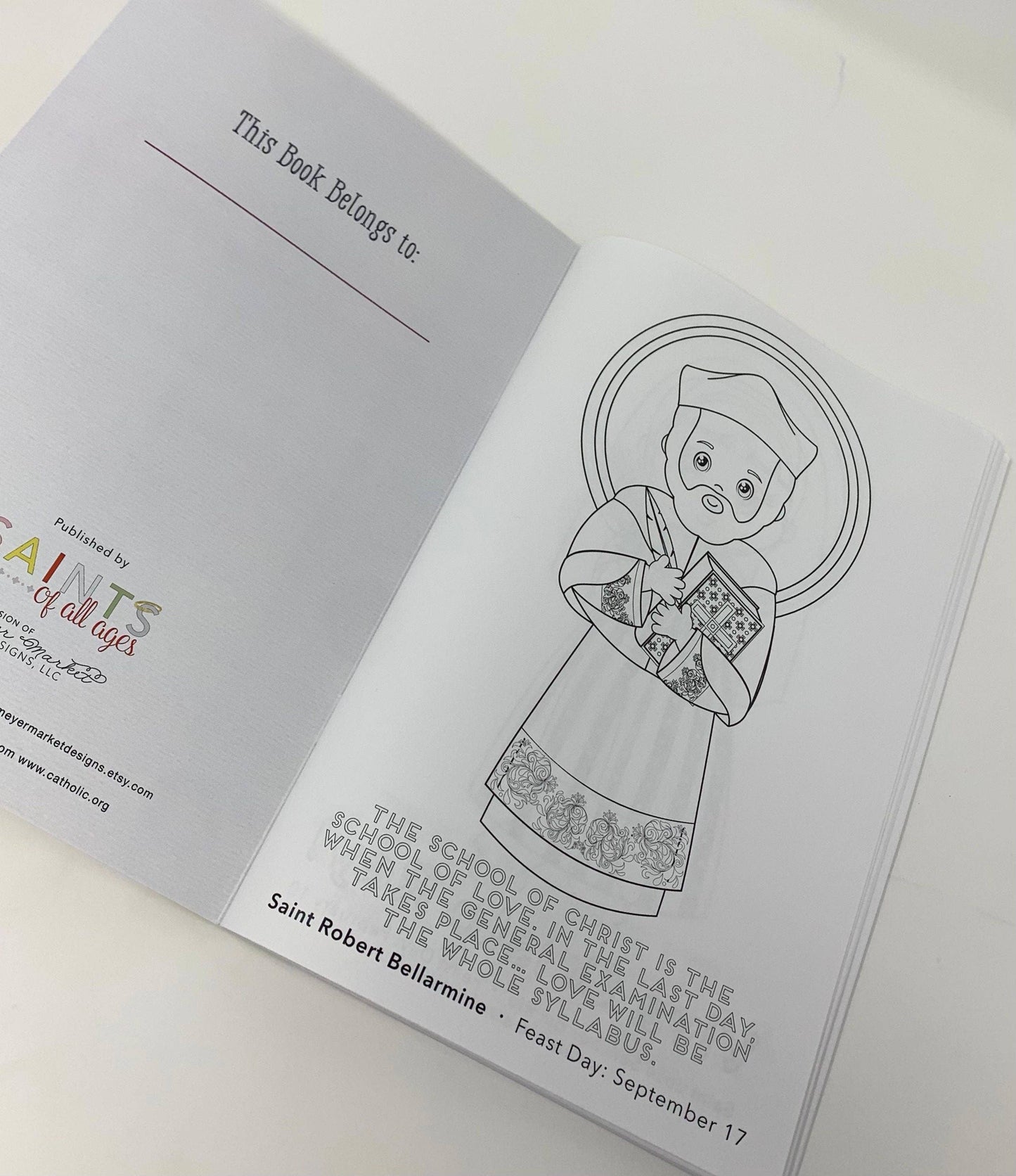 Catholic Saints Coloring Book Volume 3