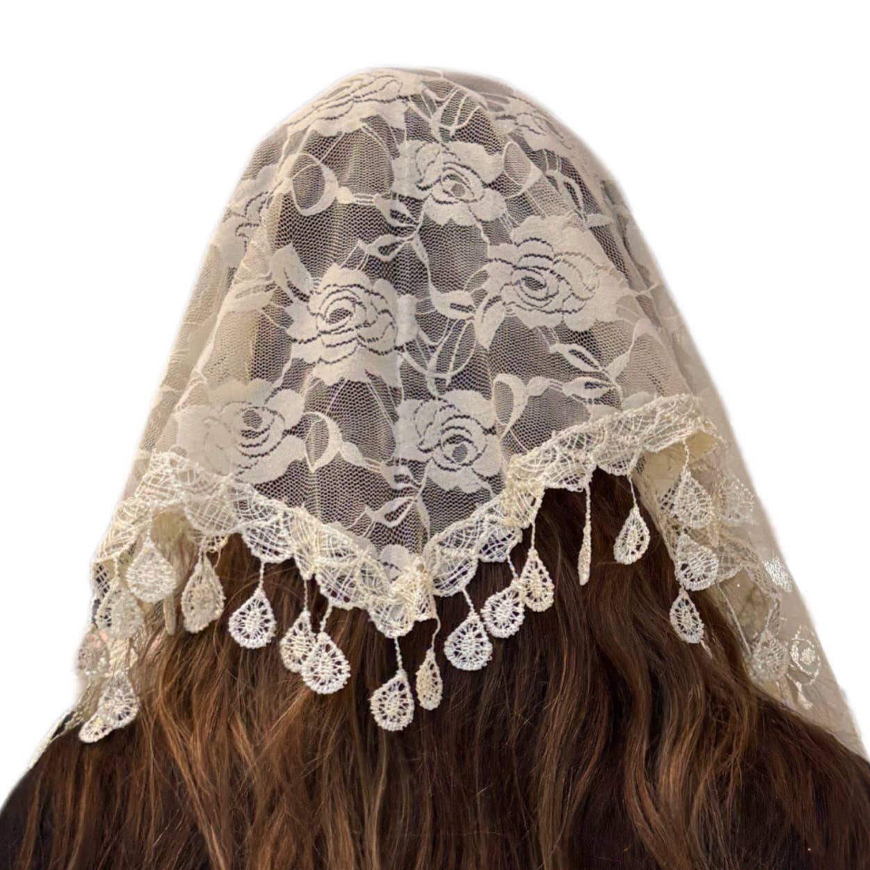 Veil ~ St. Claire of Assisi - Cream