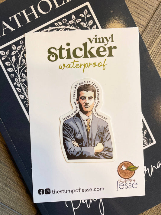 Pier Giorgio Frassati Waterproof Catholic Sticker