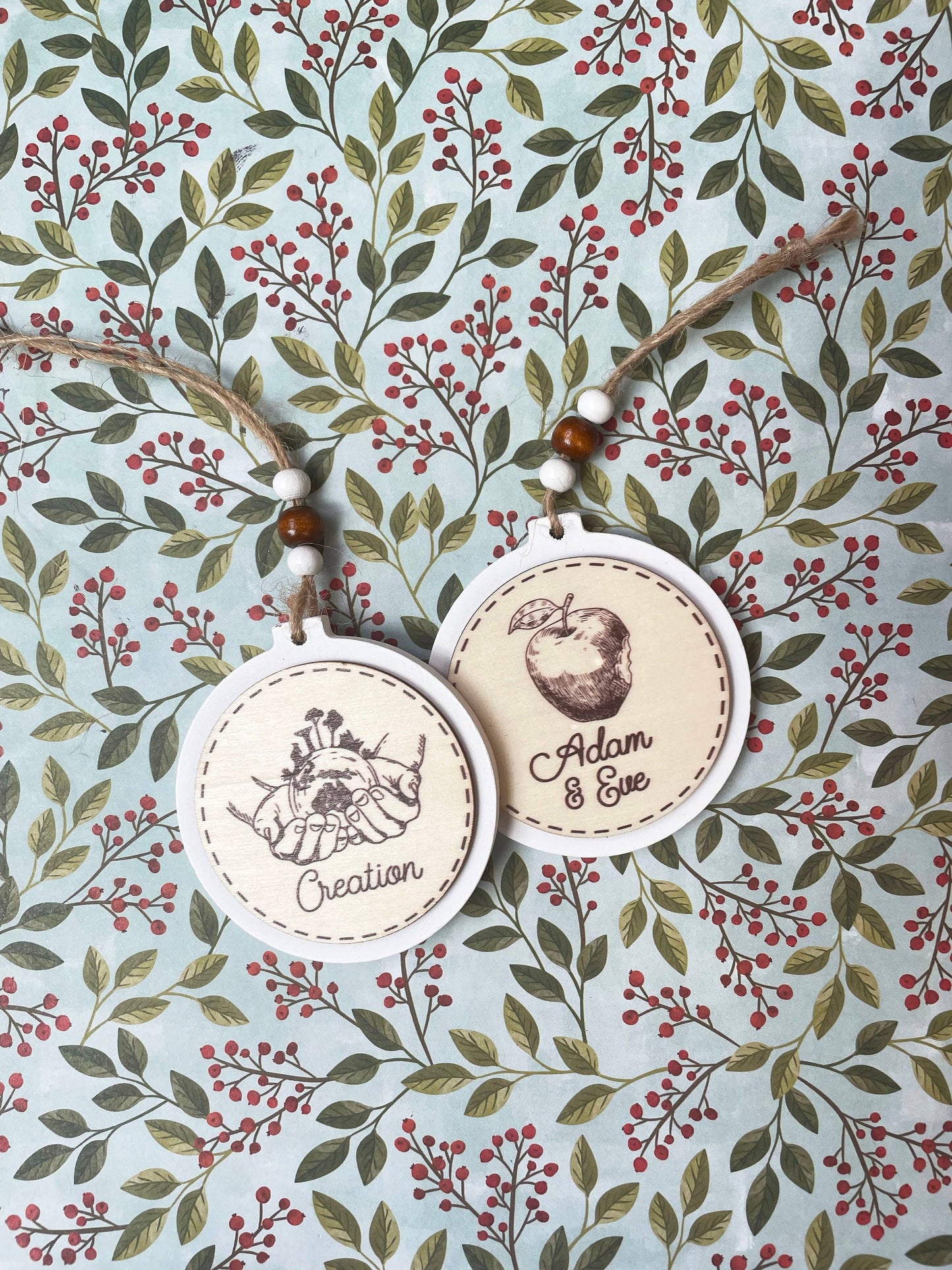 Jesse Tree Handmade Christmas Ornaments I Catholic Gift