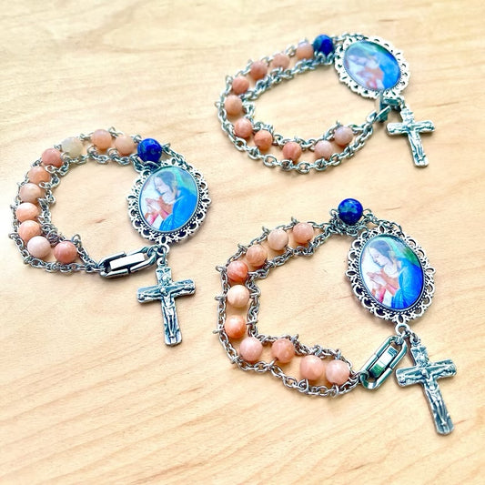 Sunstone Prayer Bracelet