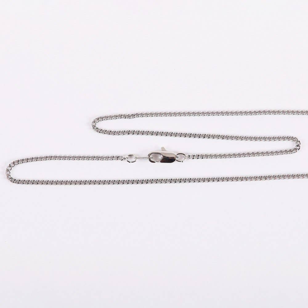 Necklace Cross Sterling Silver 16-18"