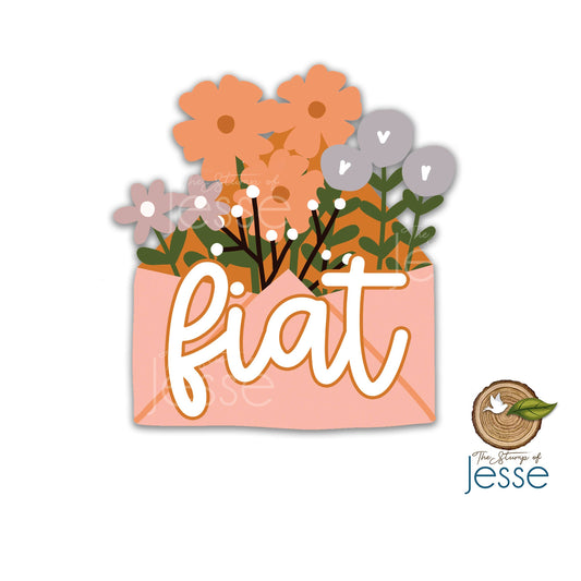 Fiat Catholic Sticker