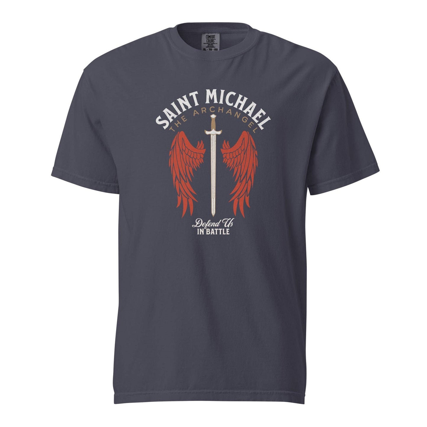 St. Michael (Defend Us In Battle) - Comfort Colors Tee