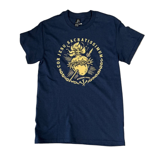 Cor Jesu T-shirt (Navy)