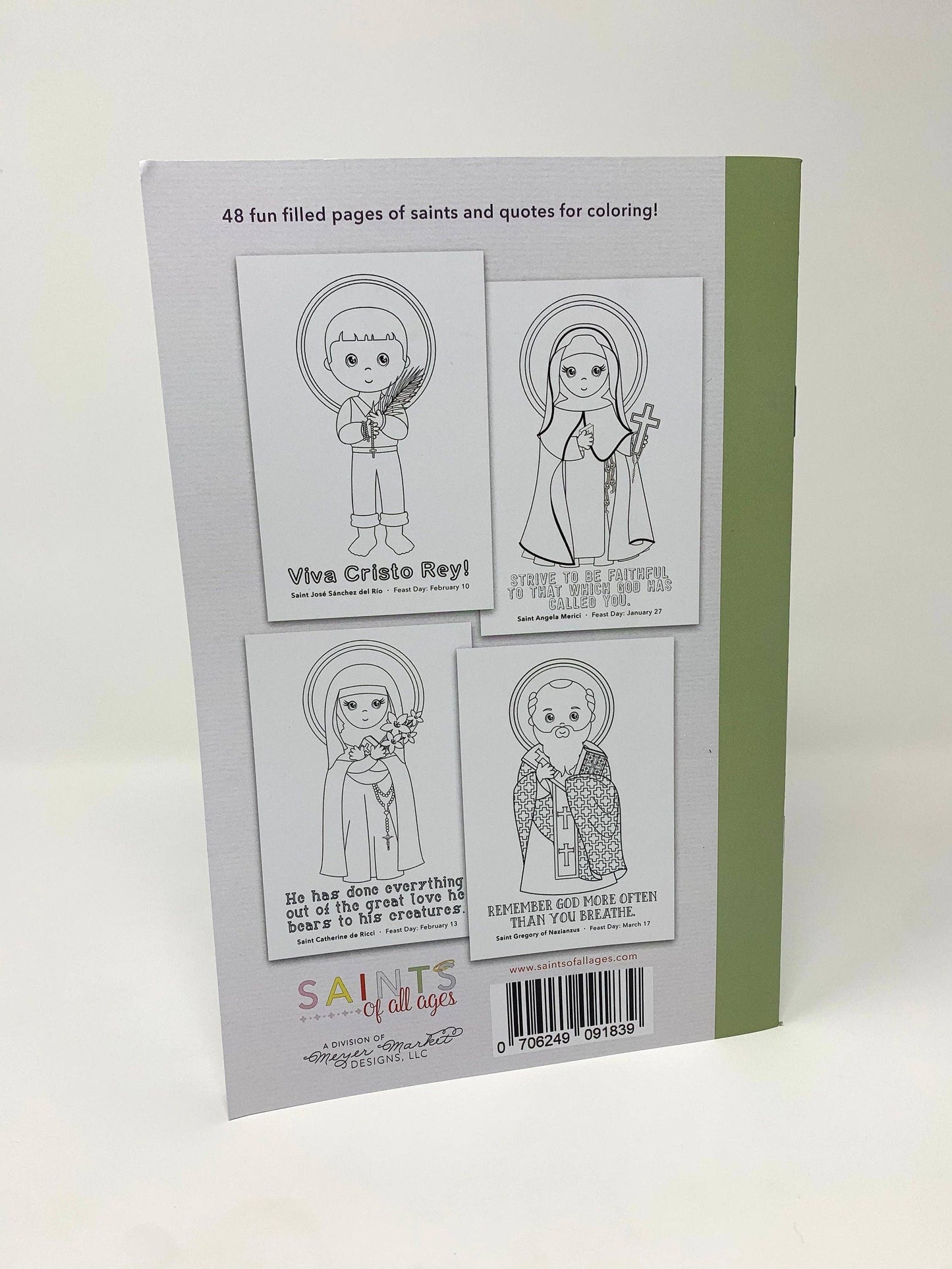 Catholic Saints Coloring Book Volume 3