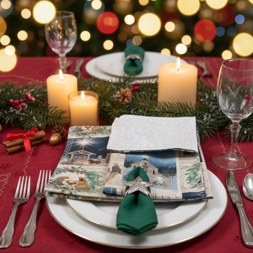 Nativity Napkins (set of 4)