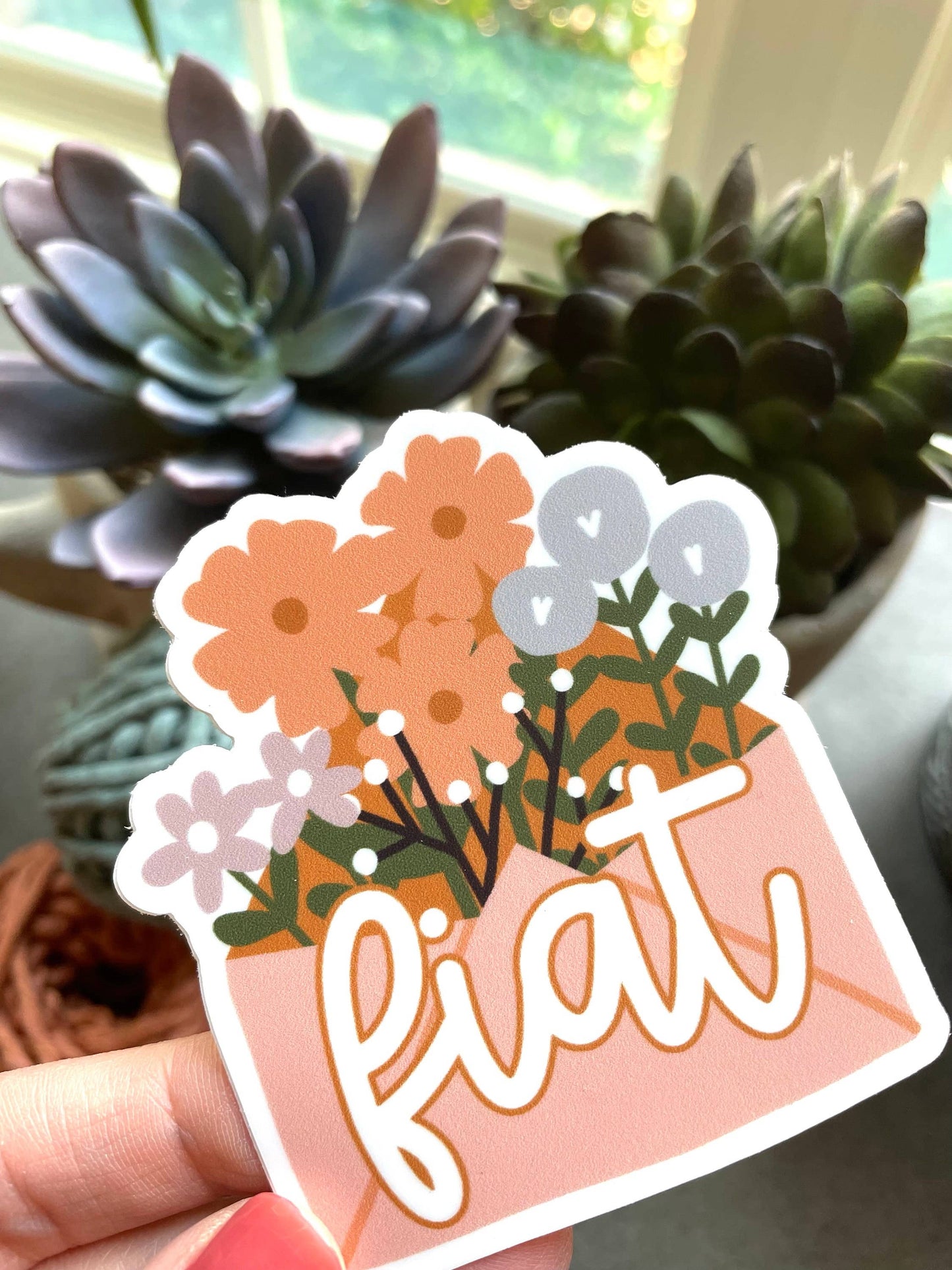 Fiat Catholic Sticker