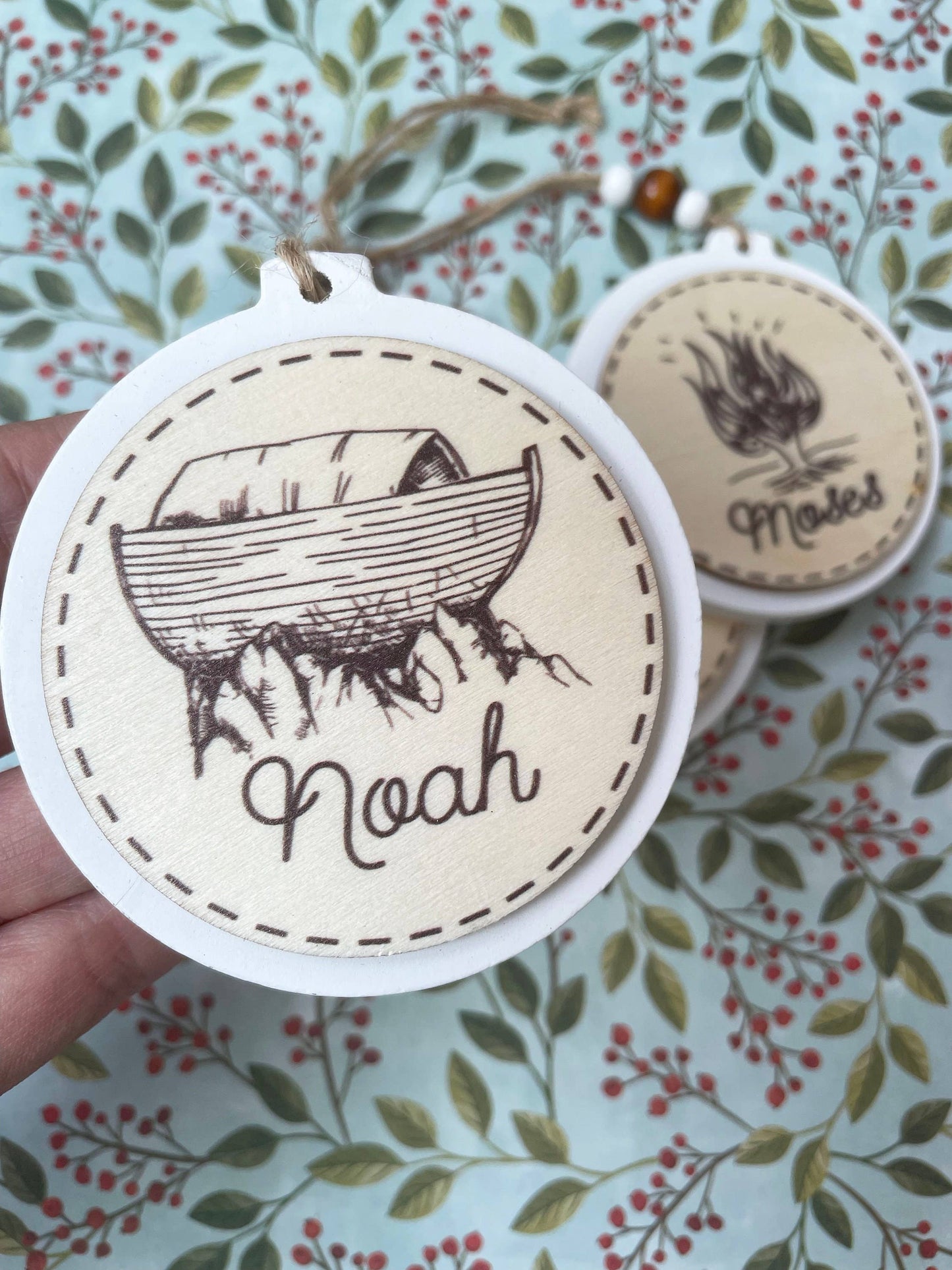 Jesse Tree Handmade Christmas Ornaments I Catholic Gift