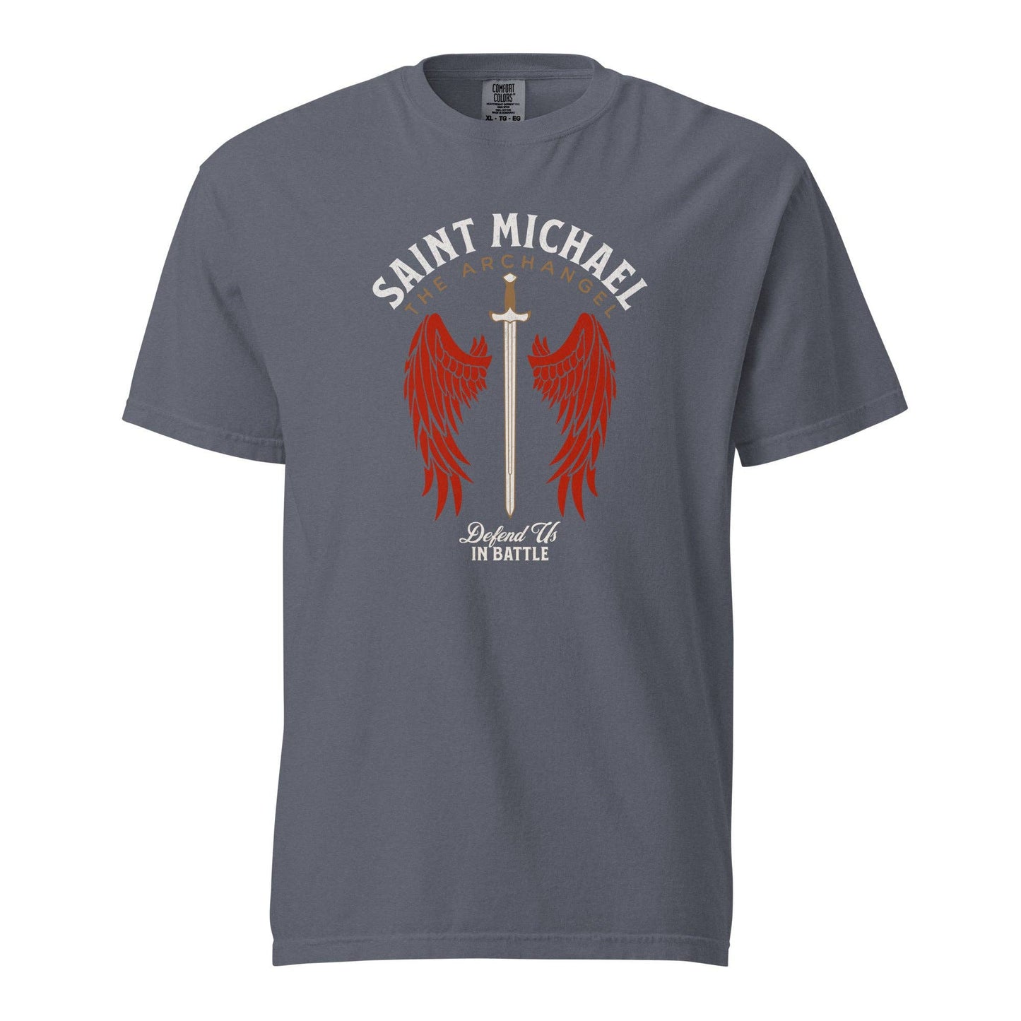 St. Michael (Defend Us In Battle) - Comfort Colors Tee
