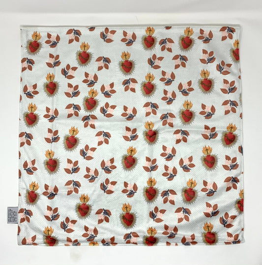 18" Sacred heart of Jesus Ultra Soft Lovey Blanket.