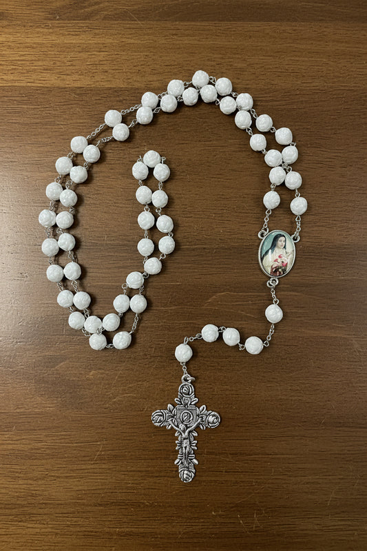 White Roses Rosary