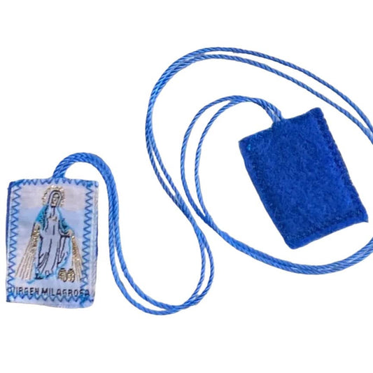 Scapular - Miraculous Mother BLUE