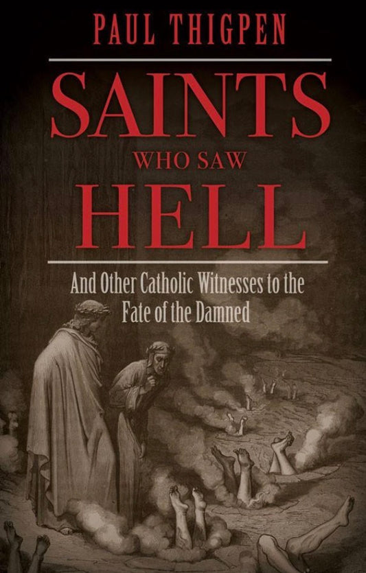 An image of Jesus showing a man hell