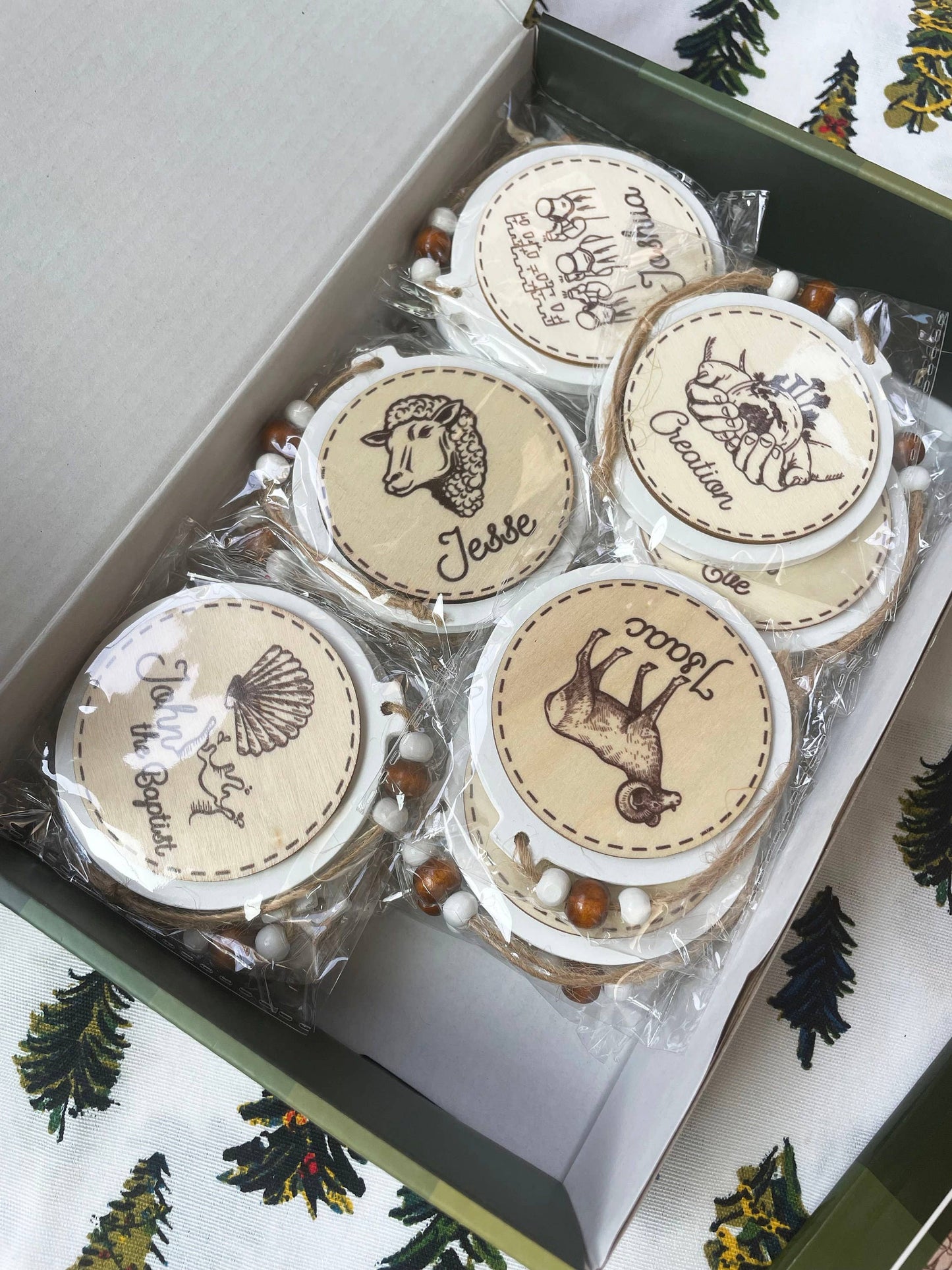 Jesse Tree Handmade Christmas Ornaments I Catholic Gift