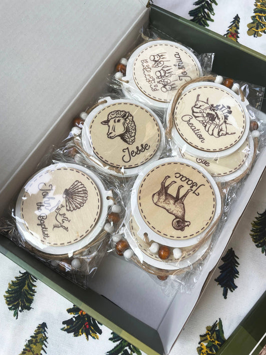 Jesse Tree Handmade Christmas Ornaments I Catholic Gift